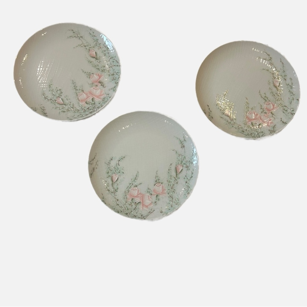 Vintage Three 10-1/2 Dorothy Thorpe Mid Century Dinner Chiba Plates RARE